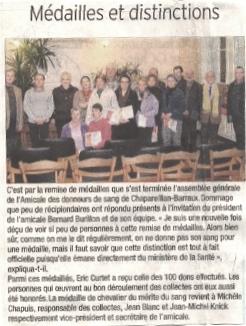 Revue de presse du 4 février au 9 février 2011 article du 7 bis février 2011