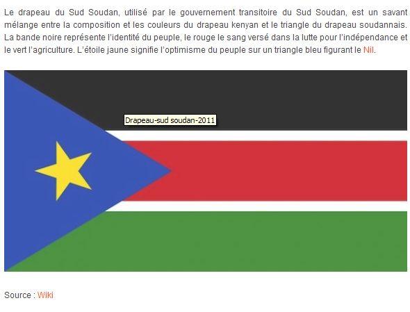 Un Nouveau Pays Vient de Naître : Le Sud Soudan