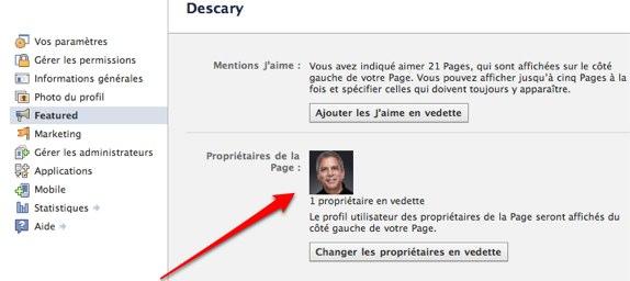 page facebook admin Facebook: nouveau look pour les Pages d’entreprises