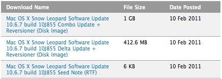 Quatrième bêta pour Mac OS X 10.6.7