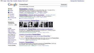 Google rend hommage à Thomas Edison