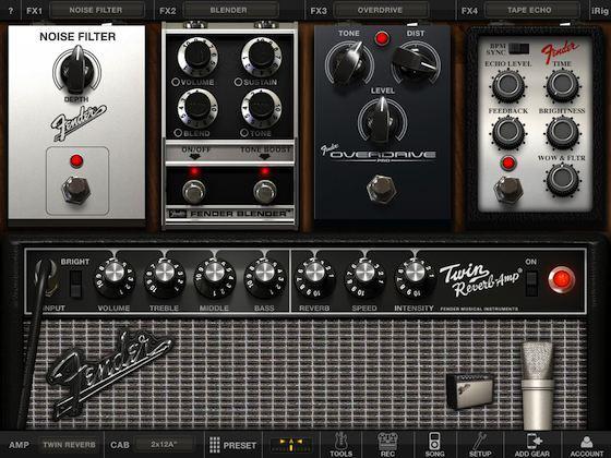Sortie imminente de AmpliTube Fender pour iPhone et iPad...