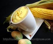 Cliquez pour agrandir : Capuccino de maïs et safran Capuccino de maïs et safran