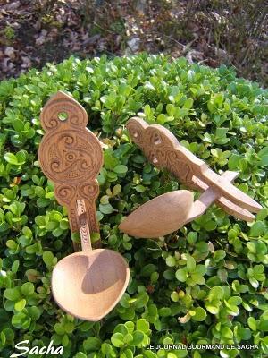 Cuillères de mariage en bois ... Cuillères de mariage en bois ...