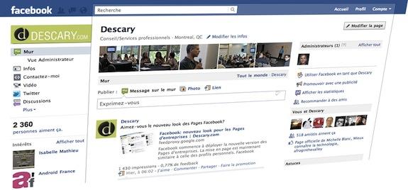 new-facebook-page new facebook page Tout ce que vous devez savoir sur les nouvelles Pages d’entreprises Facebook