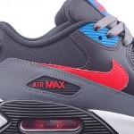nike air max 90 gs black red grey blue new 01 150x150 Nike Air Max 90 GS Black/Challenge Red/Dark Grey Blue Spark disponibles en ligne