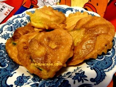 Verdura indorata e Fritta – petits légumes en beignets