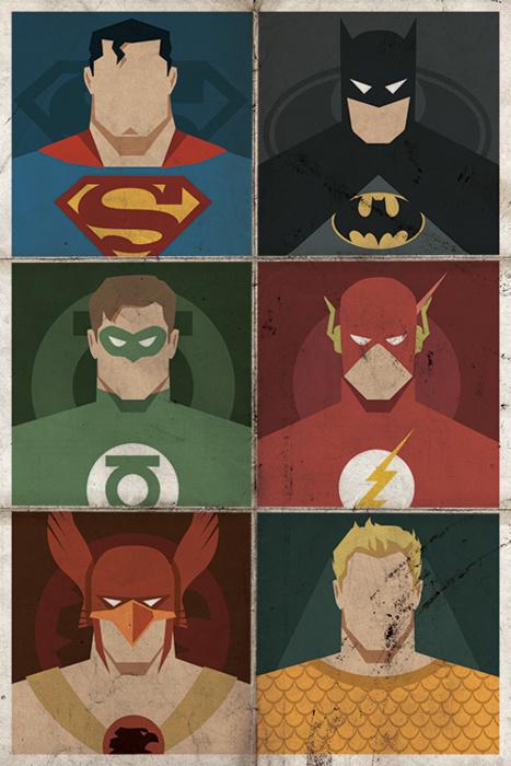 herochan:

Minimalist DC Superhero Poster - by Michael B. Myers...