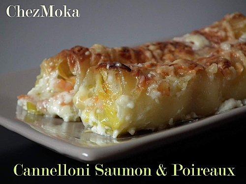 Cannelloni saumon poireaux