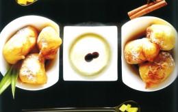Beignets d'Ananas et de mangue aux épices douces proposés par KRUPS
