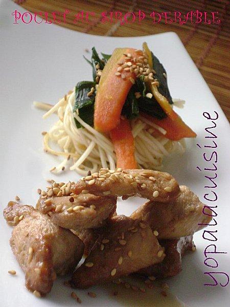 POULET AU SIROP D'ERABLE, POUR UN DEFI ENTRE COPINES! Diapositive3-copie-3