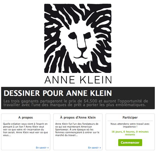 Concours graphisme 2011 : dessiner pour la marque Anne Klein