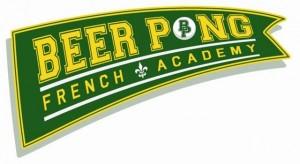 logo beer pong french academy Move Your School, fais bouger ton école sur le thème des séries cultes