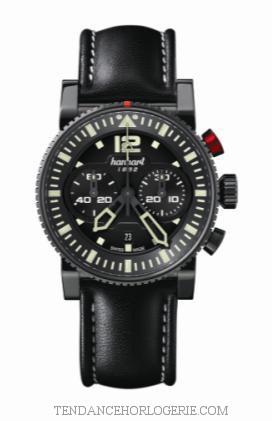 HPP09 Baselworld 2011: Hanhart Du noir pour les modèles Pilot, Racer et Diver
