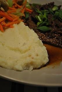 Purée de pommes de terre et de chou fleur