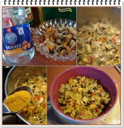 Bisque de potiron aux moules à la provençale Bisque de potiron aux moules à la provençale