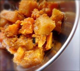 Chou rave et patates douces aux deux poivres - 2 Poêlée de chou rave et patates douces aux deux poivres