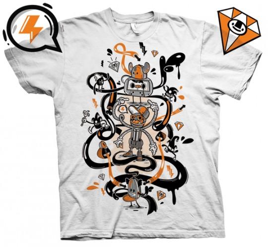 DXTR_37 Tee-Shirt haut en couleur – DXTR