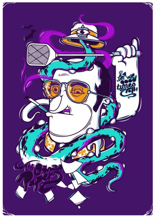 DXTR_29 Tee-Shirt haut en couleur – DXTR