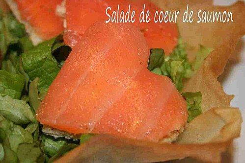 salade coeur saumon