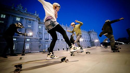 Winter Night Longboard (still)