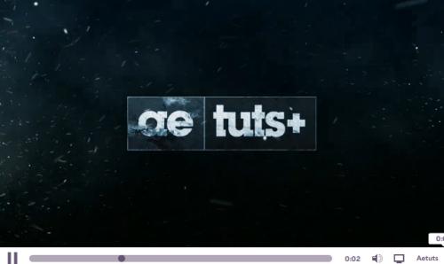 50 tutoriels After Effects pour les animateurs Geler un logo avec un effet de transition de neige