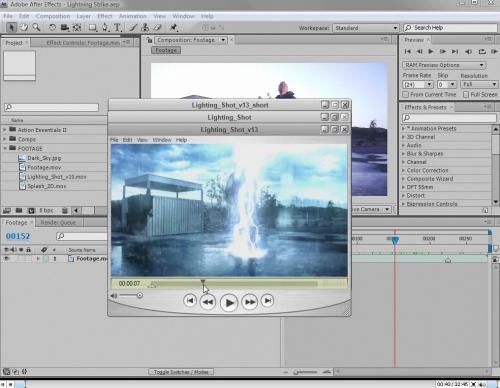 50 tutoriels After Effects pour les animateurs Frappé par la foudre dans After Effects