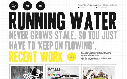 Typographie web – Inspiration afin de s’en mettre plein la vue! Typographies sur le web 07