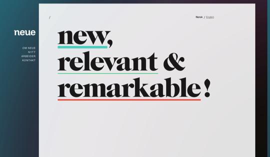 Typographie web – Inspiration afin de s’en mettre plein la vue! Typographies sur le web 25