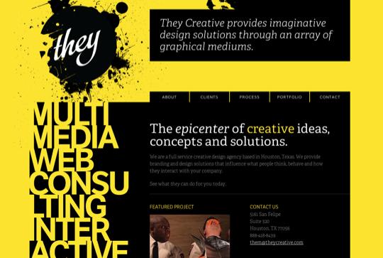 Typographie web – Inspiration afin de s’en mettre plein la vue! Typographies sur le web 33