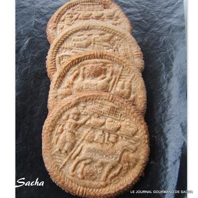 Spéculos mon premier essai avec un moule à springerle Spéculos mon premier essai avec un moule à springerle