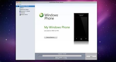 Windows Phone 7 Connector : la première application de Microsoft disponible le Mac App Store