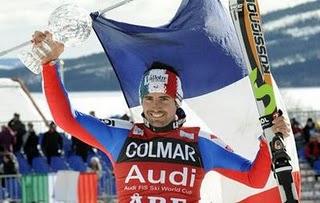 Jean-Baptiste Grange, champion du monde de slalom