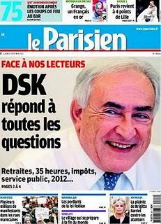 Strauss-Kahn aime le ski et les échecs © Le Parisien 
