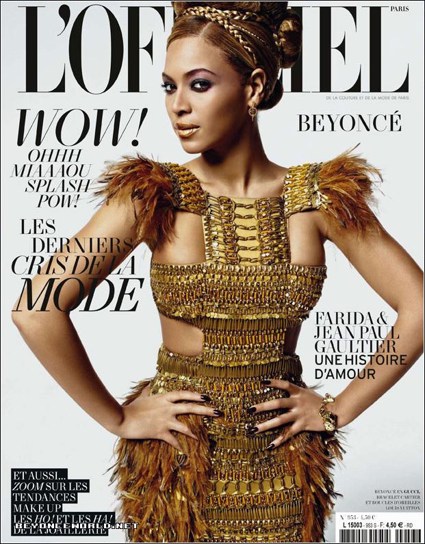 001 PHOTOSHOOT : BEYONCÉ – L’OFFICIEL