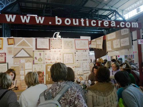 Bilan et photos du salon l'aiguille en fête 2011 Stand Bouticréa
