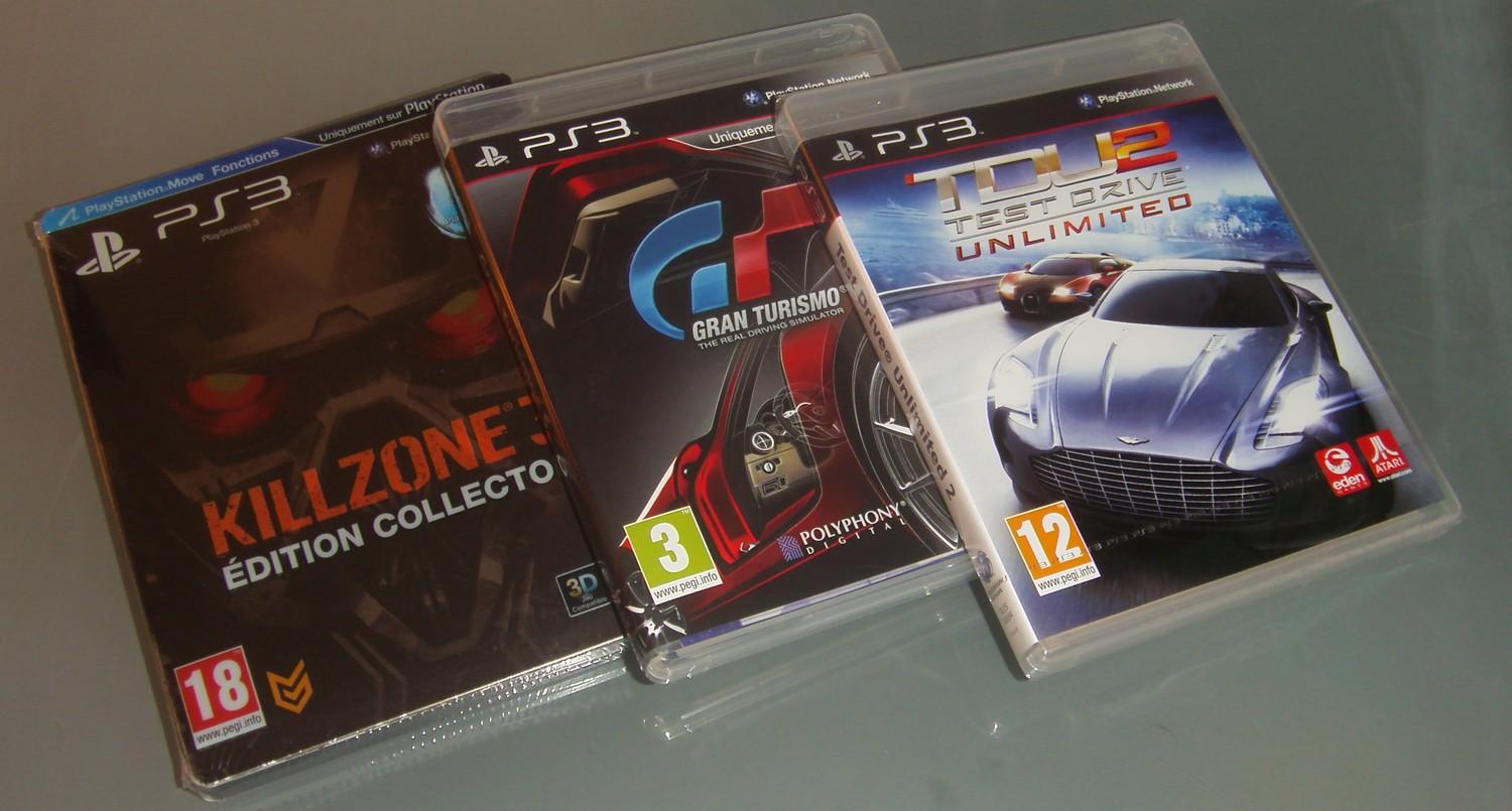 kz3 tdu2 gt5 weebeetroc [arrivage] Trois jeux pour ma PlayStation 3.