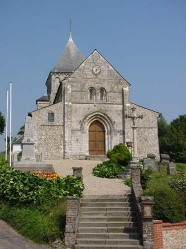 Paysages de Normandie: Eglise Saint-Germain de Manéglise seine-maritime, paysages de normandie, histoire de normandie, Manéglise, église Saint-Germain de Manéglise, paysages normands,