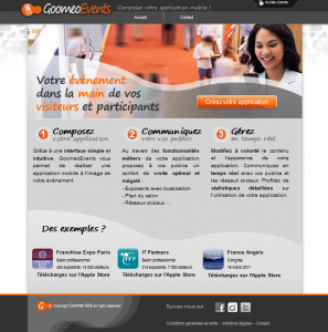 GoomeoEvents : le générateur d’applications mobiles pour les événements