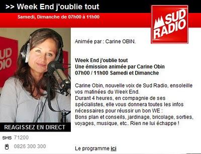 WEEK-END J'OUBLIE TOUT sur SUD RADIO et FLO et MIMOLETTE