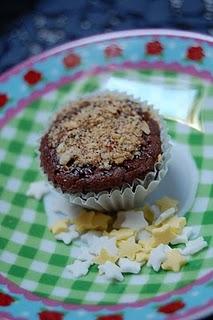 Cupcake choco-crème de marron et noisette Cupcake choco-crème de marron et noisette