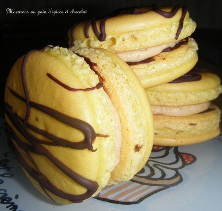 Macarons au pain d'épices et chocolat DSCF9408
