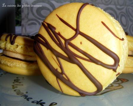 Macarons au pain d'épices et chocolat DSCF9388