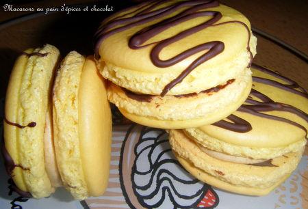 Macarons au pain d'épices et chocolat DSCF9401