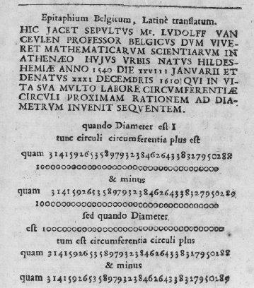 Epitaphe de van Ceulen