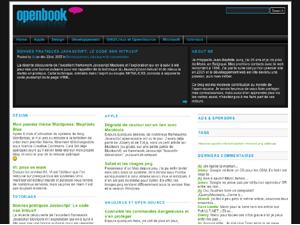 OpenBook, mon premier thème Wordpress style magazine