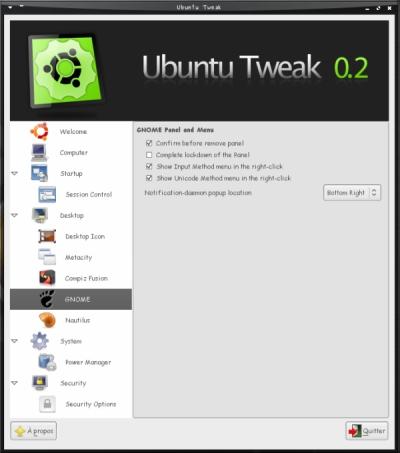 Ubuntu Tweak 2.0.5