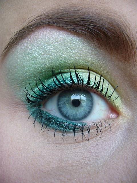 Maquillage du Jour - Tons Verts avec Costal Scents