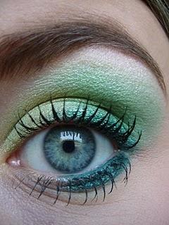 Maquillage du Jour - Tons Verts avec Costal Scents