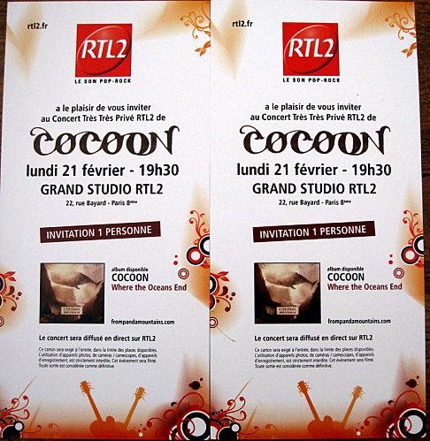 Cocoon en concert très très privé : Lili dans les studios RTL2 cocoon-RTL-2-invitations-2.JPG